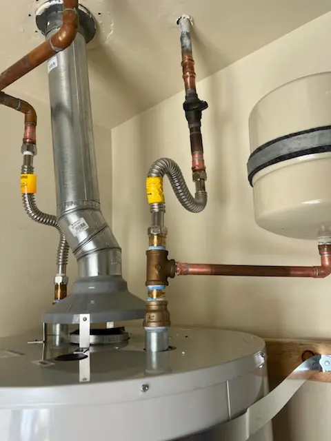 Water heater installation and plumbing repair in East Windsor Hill